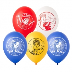 Шар Буратино, С Днем Рождения, Ассорти Пастель 2ст