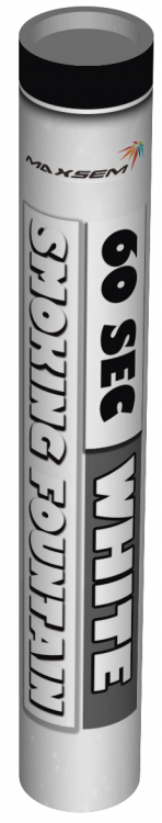 Цветной Дым белый 60 сек. h-220 мм, 1 шт