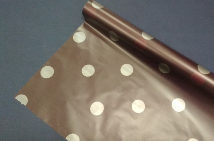 Пленка Пудровая "Шик" золото/шоколад